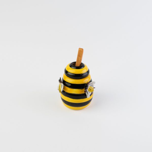 Porta miele nero giallo